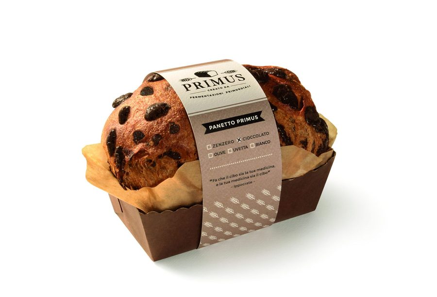 Ciocco Primus — panetto integrale con cioccolato fondente da 500 g